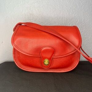 🍒Vintage Coach Prairie Leather Crossbody Bag 9954🍒
